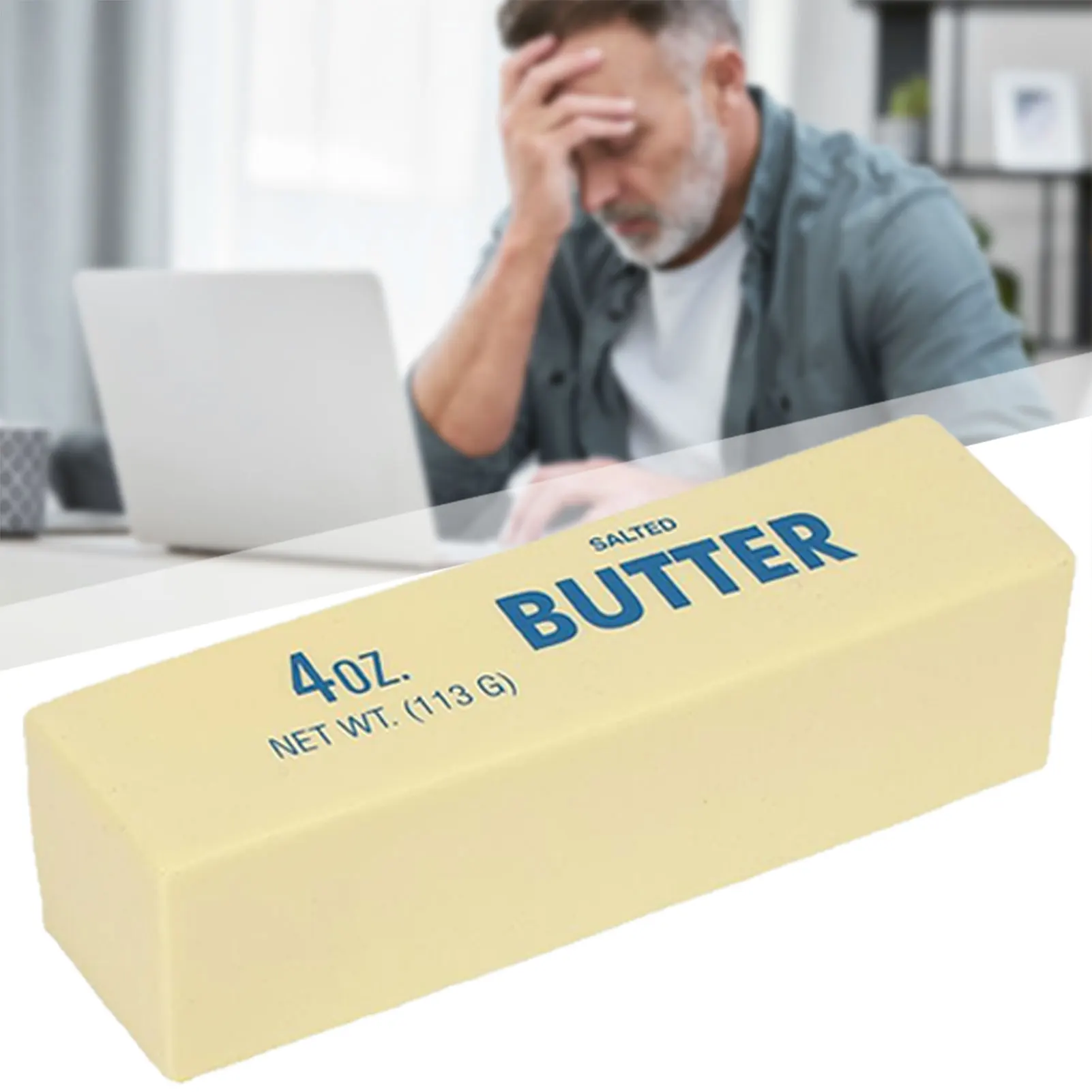 Bastoncini per burro a lenta crescita Squishy Giocattolo Squishy per alimenti Sollievo dallo stress Profumato Scrivania da ufficio Antistress Aiuto per il relax