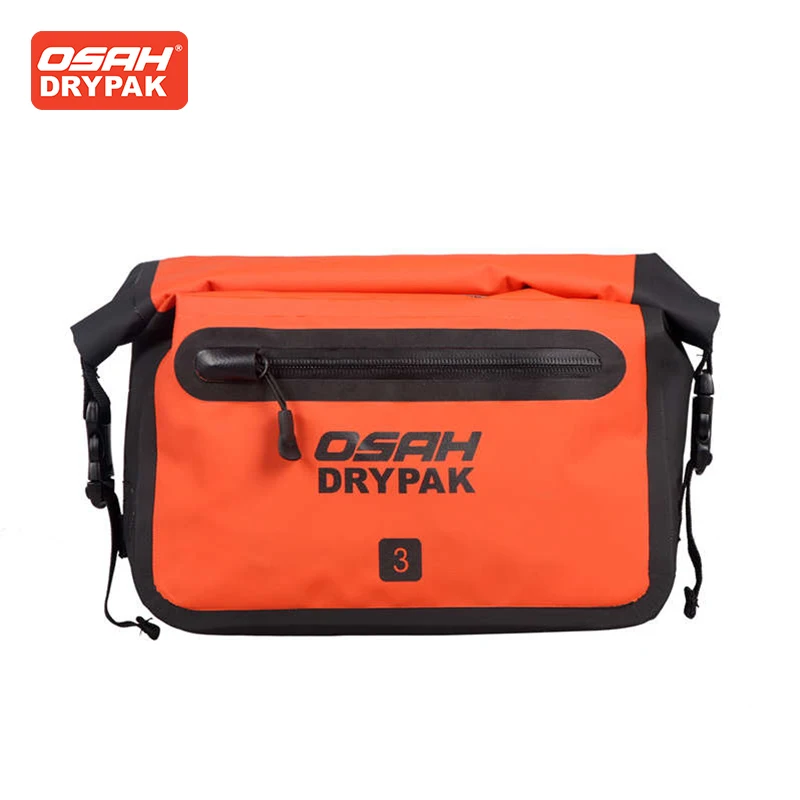 OSAH New Orange Fashion Waist Bag Waterproof Package 3L High-Capacity Cycling Motorcyle Bag Fanny Pack For Outdoor Sports Travel