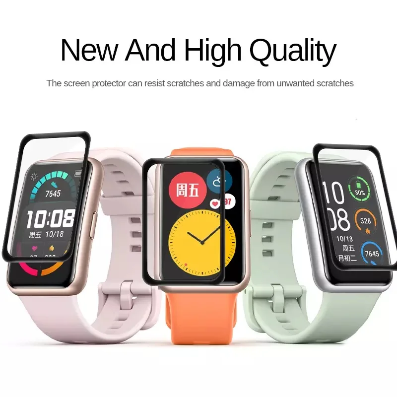 2PCS 3D PMMA Film For Huawei Band 6 Screen Protector Film For Honor Band 6 Band6 PRO SmartWatch Protective Film (Not Glass)