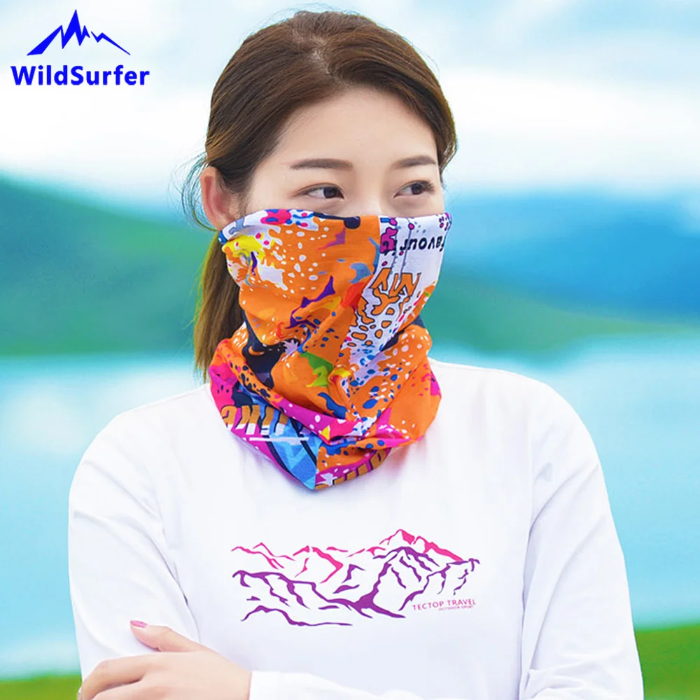 Cycling WildSurfer Men Face Mask Dustproof Magic Scarf Multi Bandanas Women Scarves Headband Male Bicycle Bike Braga Cuello FJ15