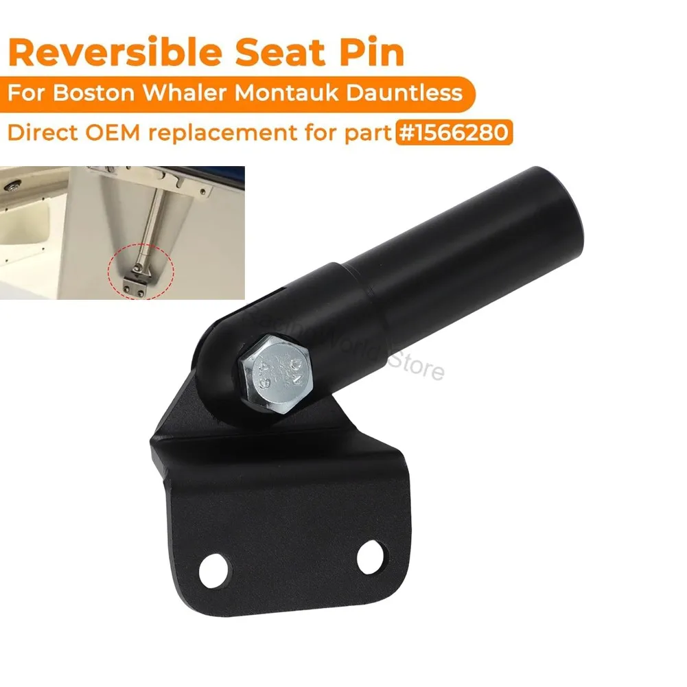 Para Boston Whaler Montauk: Asiento de Piloto Reversible, Pin y Soporte de Billet Dauntless
