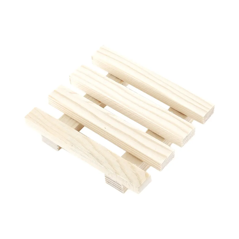 Natural Bamboo Wood Soap Dish Rack Storage Box Case Container Holder Bath Shower Soap Plate Tray Rack Bathroom Accessories