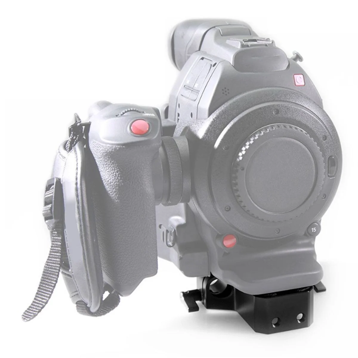 M85K  Camera Base Plate with Dual 15mm Rod Rail Clamp FS7 A7 Series C100 C300 C500 GH5 1674 - view 2