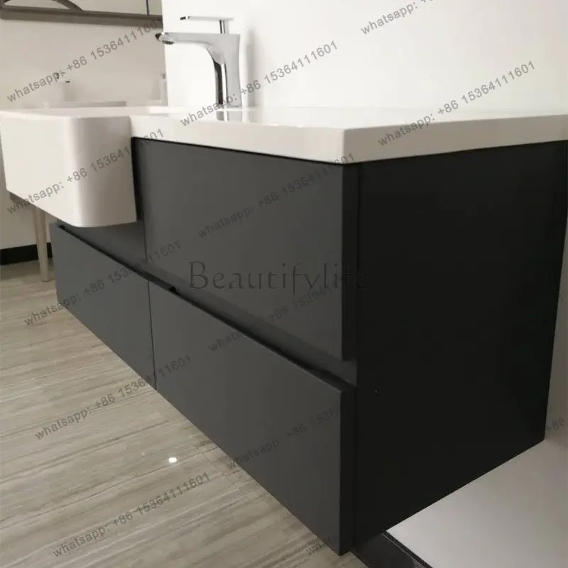 Export big belly basin, bathroom cabinet combination, intelligent washbasin, simple bathroom washstand