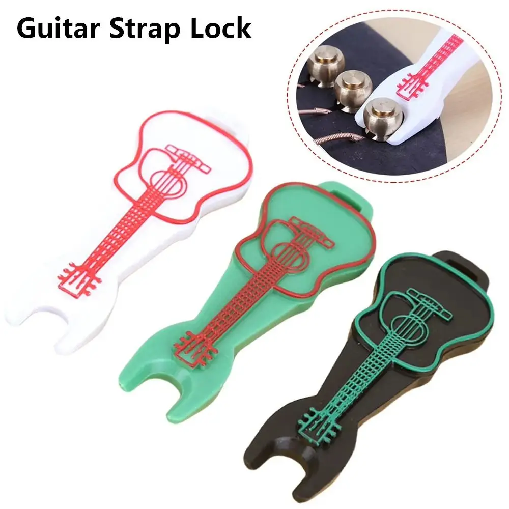 1Pcs Premium Alloy Metal Guitar Strap Lock Strap Retainer System Removable Locking Button Pins Security Locking Locking End Stud