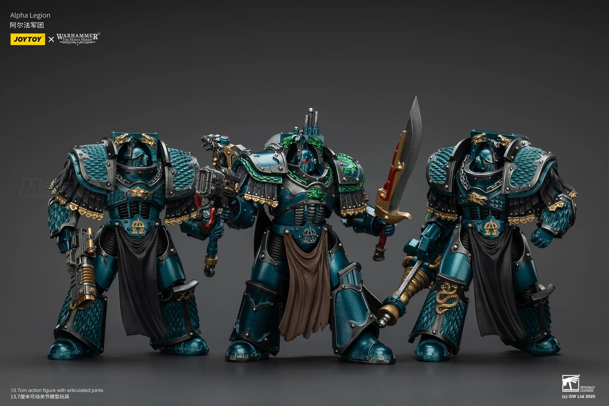

【MT】24-Hour Shipping JOYTOY 1/18 Action Figure Warhammer 40K Alpha Legion 3PCS Model Toy Gift