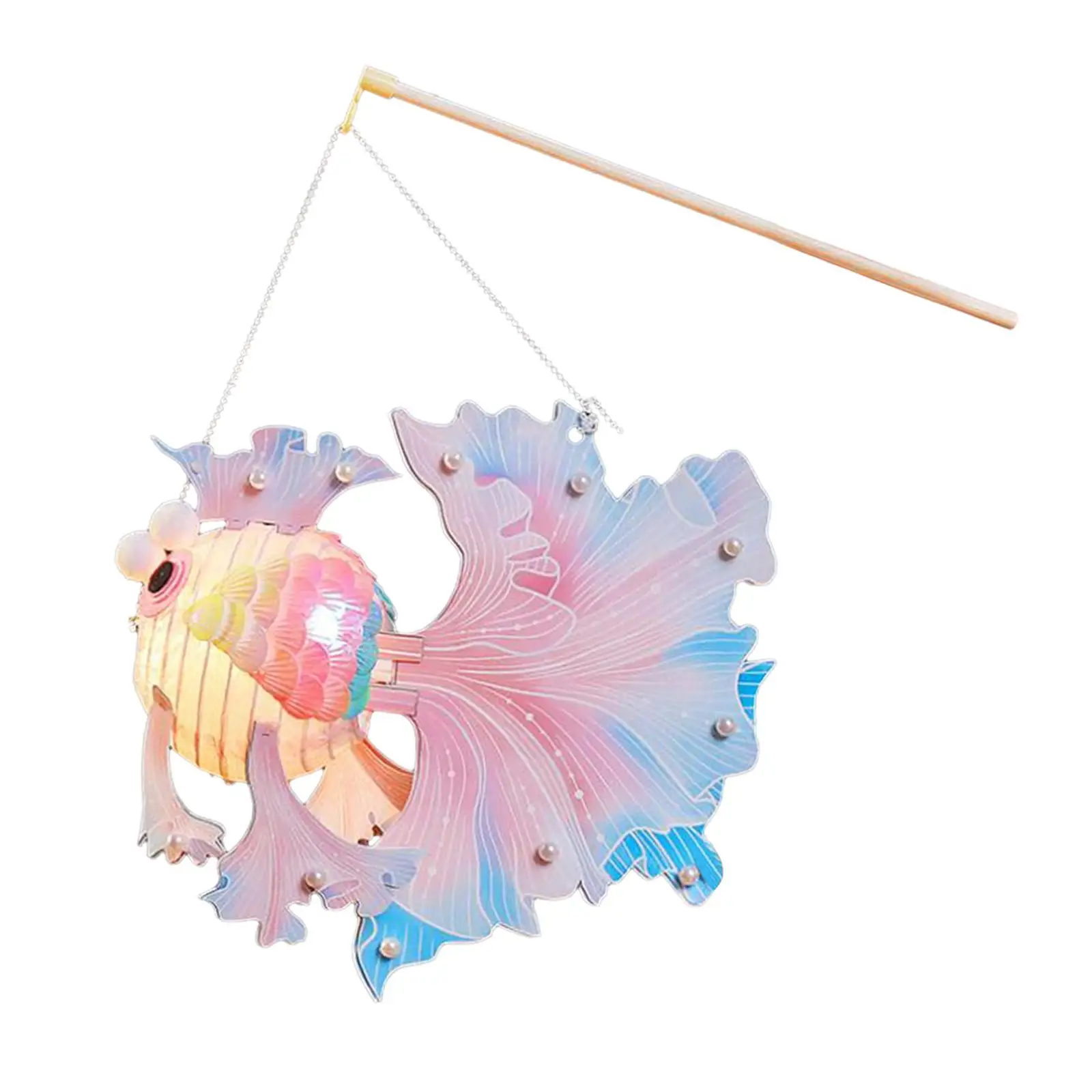 Mid-Autumn Festival Lantern, Handmade Koi Lantern, Festive Fish Lantern,