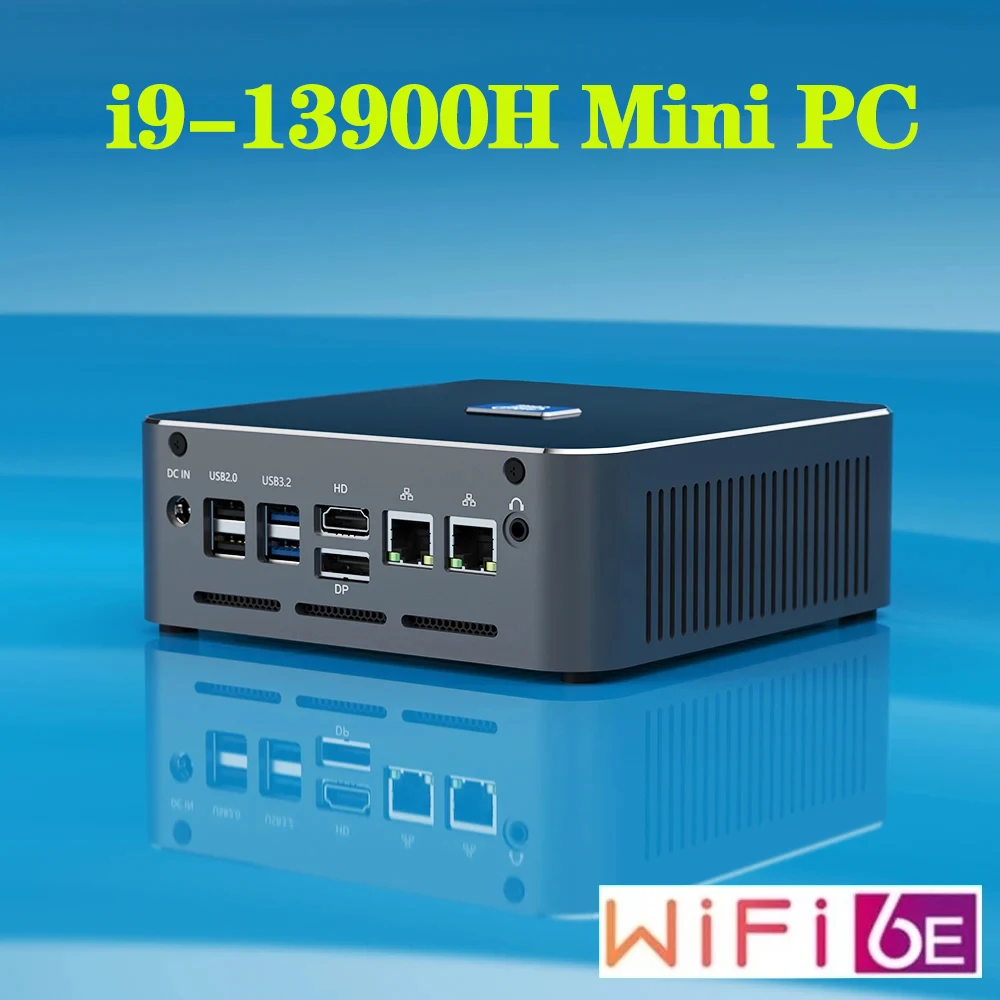 Topton S600 13th Gen Mini PC Gamer Intel i9 13900H 12900HK Windows 11 2 * DDR5 2 * NVMe 2*2,5G LAN 8K NUC Gaming PC ordenador WiFi6