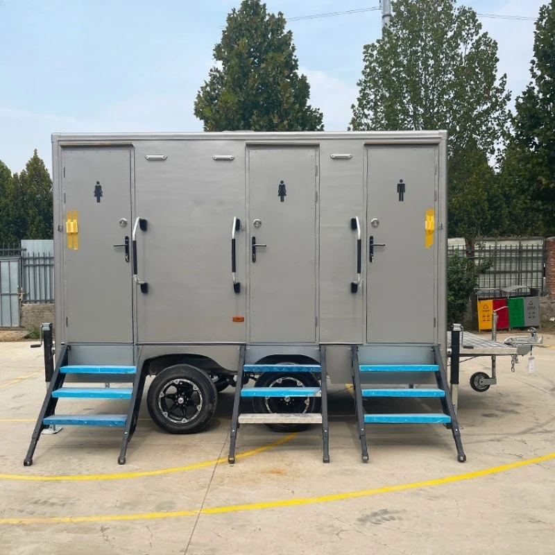 Outdoor Mobile Bathroom Portable Restroom Toilet Trailer Camping and Shower Room