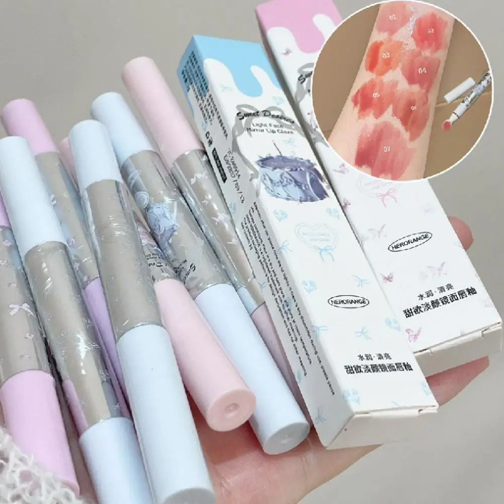 Jelly Mirror Kipstick Liquid Transparent Ice Velvet Lip Glaze Matte Matte Pigment Lipstick Lip Gloss Student Affordable Makeup