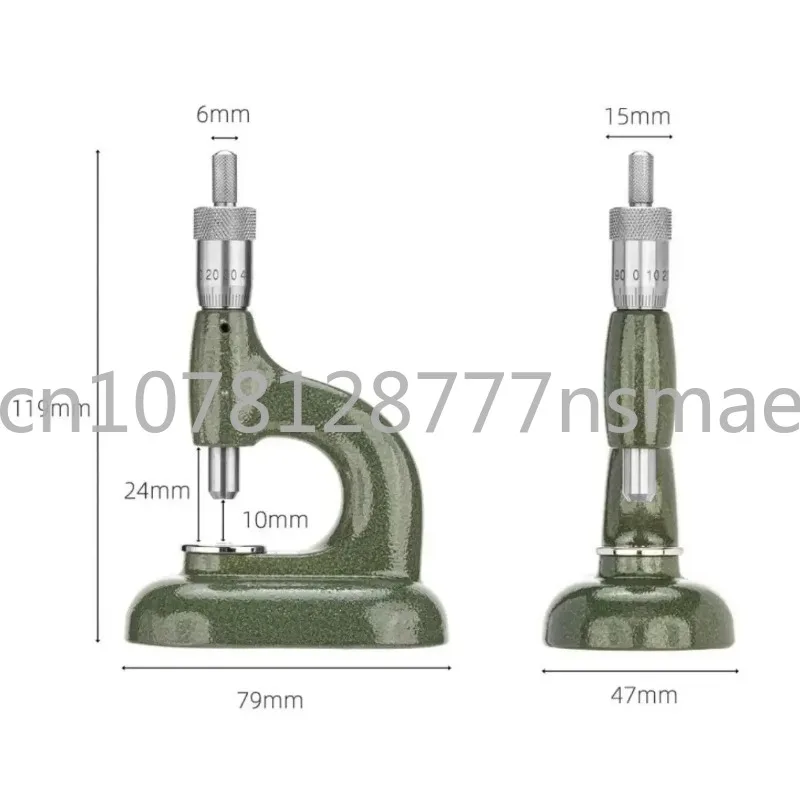 مناسبة لأداة المجوهرات Horia MSA 13.100 Clone (Bergeon 5372) - مكبس الساعات الميكروميترية 4 مم