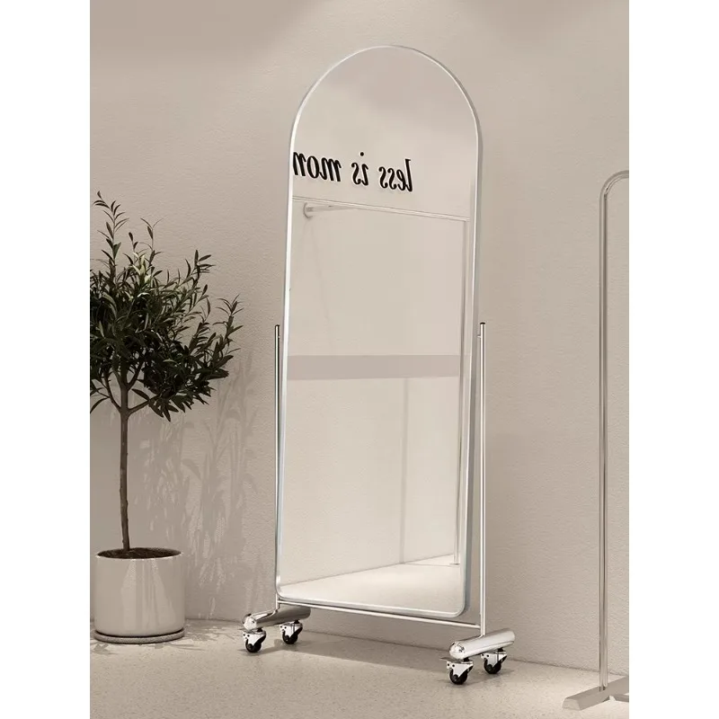 

Mirror full-body full-length mirror, special fitting mirror for clothing store, movable to show thinness and beauty, floor-