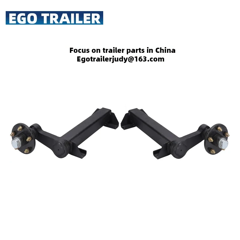 CAP 1000KG Unbrake PCD 5-114.3 Half Torsion Trailer Axle RV Parts Camper Accessories Caravan Components