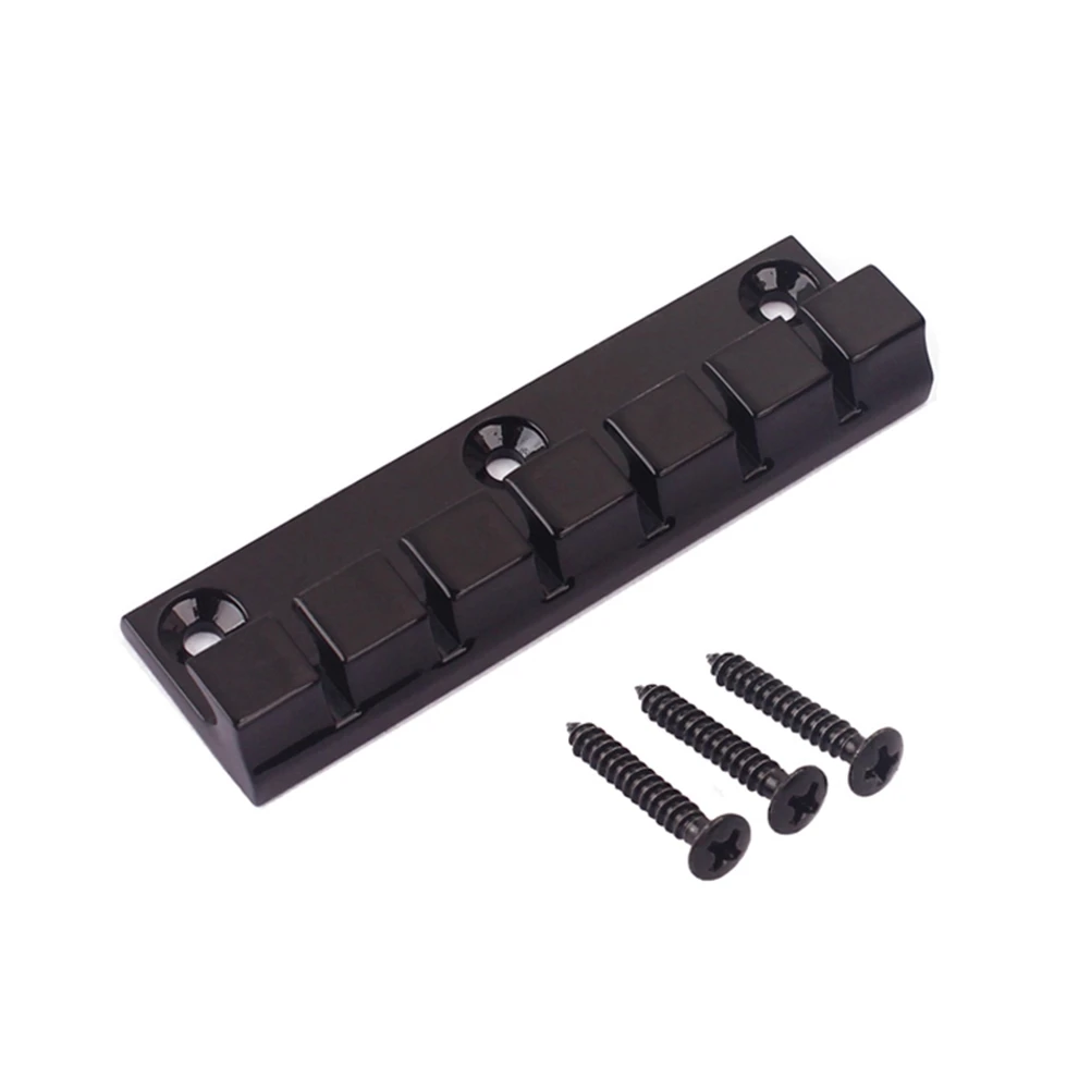 

6 Strings Bridge Guitar Saddles Electric Access Tailpiece and Parts Accessories for Black