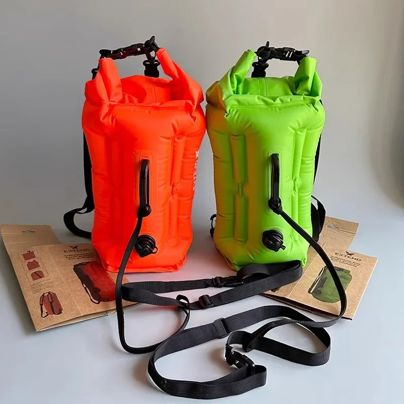 

Outdoor camping rafting beach seaside waterproof storage backpack, airbag inflatable snorkeling bag