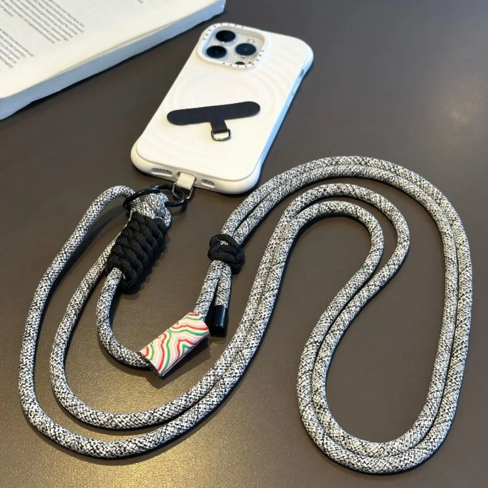 Adjustable Mobile Phone Straps Dual-purpose Neck Rope Crossbody Lanyard Long Retro Style Phone Hanging Rope