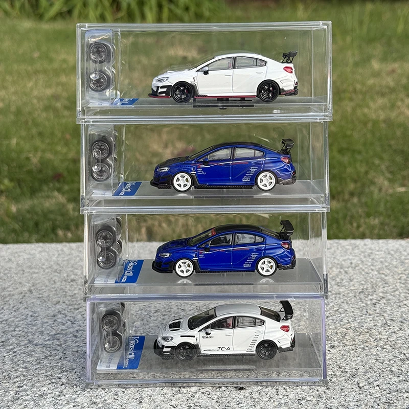 CM MODEL 1:64 VAB WRX VA VARIS /STI&S4 Blue Diecast Model Car