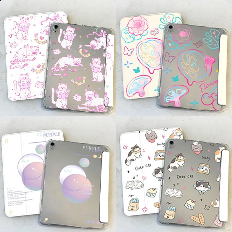 Hand Drawn Small Animals Computer Case for Ipad Air 5th Gen Case Ipad Air Case Ipad Cases 10th Generation 10.2 7th 8th 9th Gen