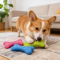 Durable Non Toxic Rubber Small Dog Toys Cute Appearance Biteproof Puppy Teething Chew Toys Interactive Training Play Pet Supplie 6