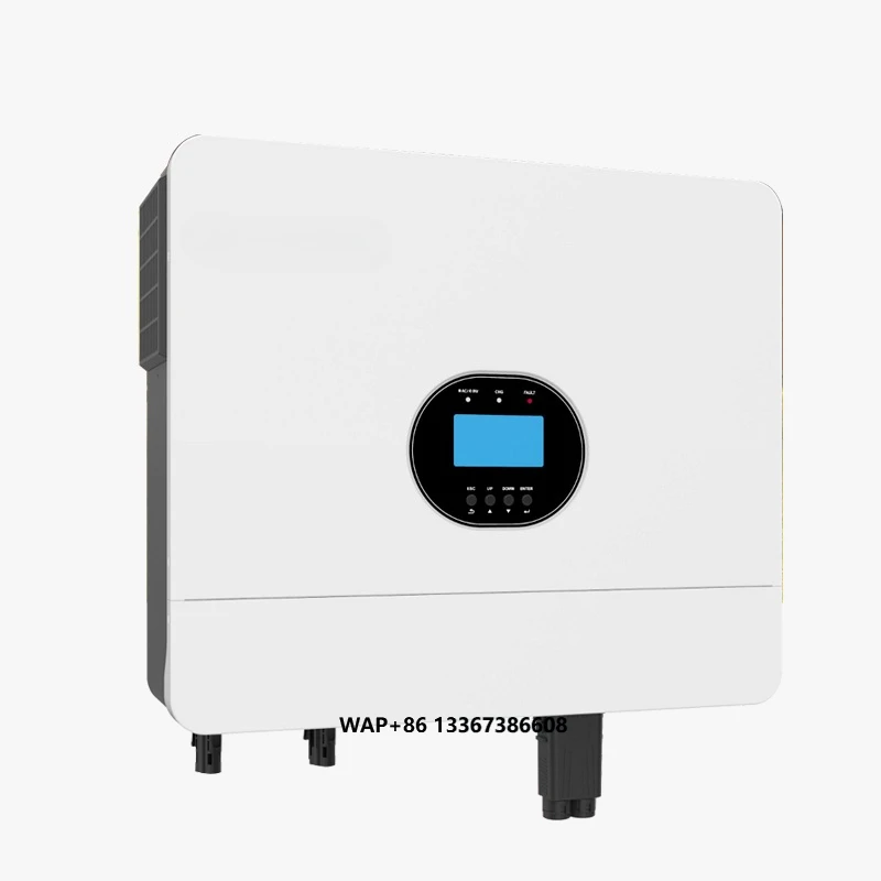 

Hybrid Inverter Single Phase 6kw Pure Sine Wave Output SPF6000ESPlus Integrated MPPT Solar Controller