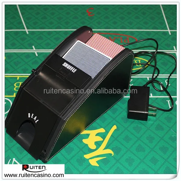 Automatic Card Shuffler with Dealing Shoe