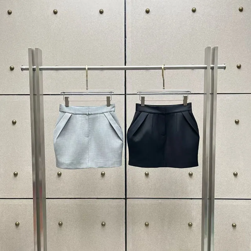 Women's petal-shaped halter top skirt, fashionable and casual versatile mini skirt, high-quality short skirt, 2026, new style,