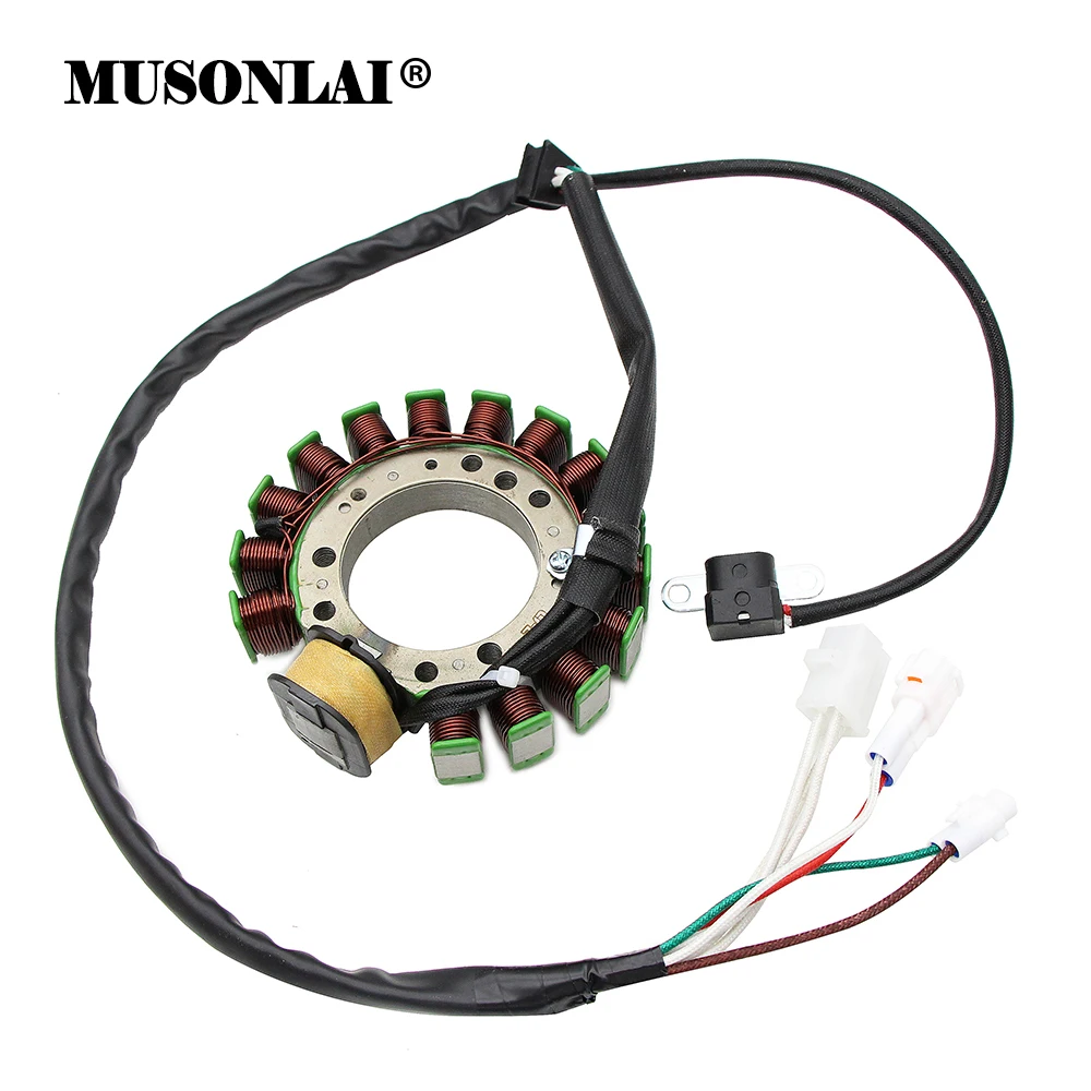 

Motorcycle Engine Stator Coil For Yamaha YFM350 YFM350U YFM350FW YFM350FS YFM350FSP Big Bear 350 YFM350X Warrior YFM400 YFM400FW