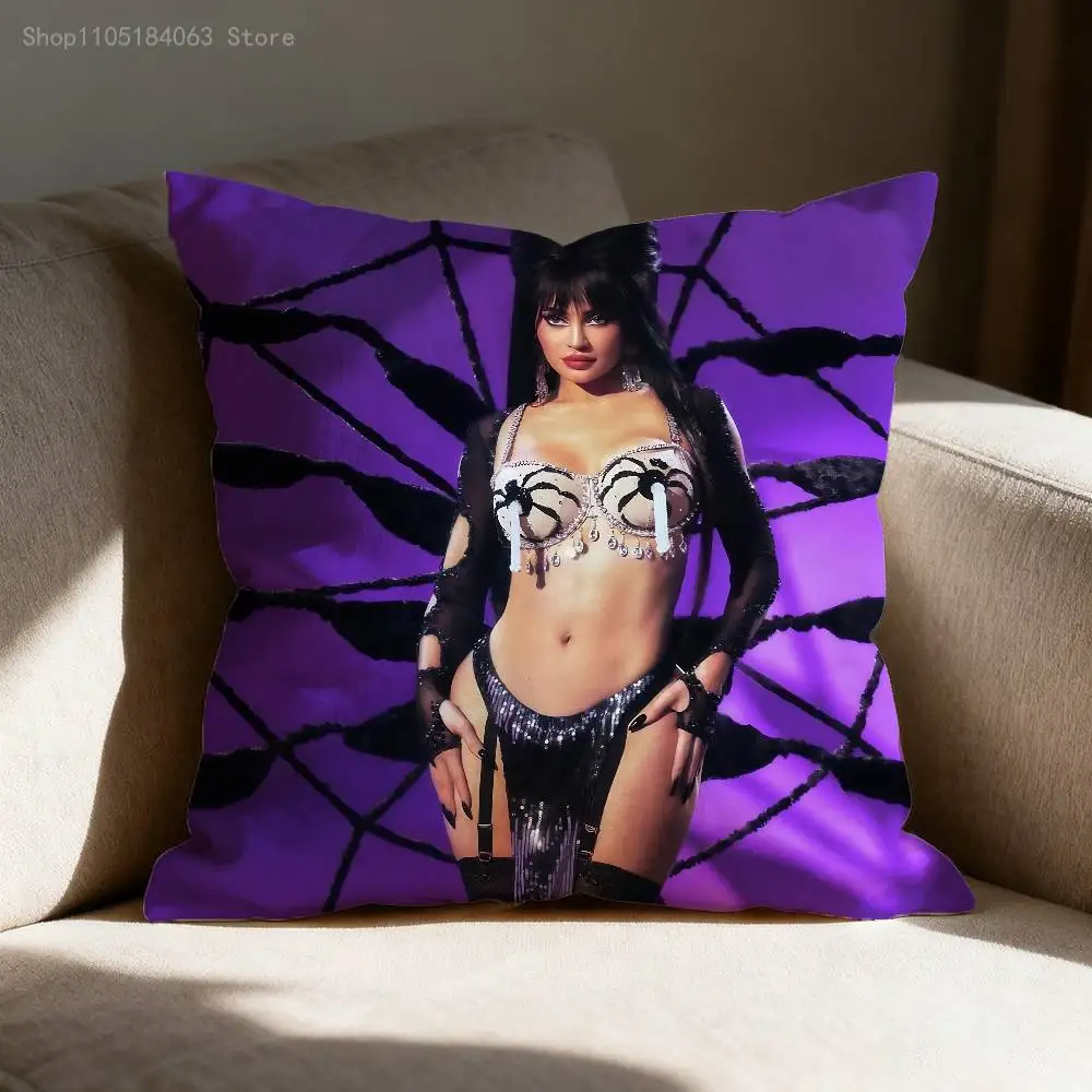 Sexy E-Elvira Pillow Case For Sofa Decor Car Office Room Printing Cushion Cover Decorations and Protector