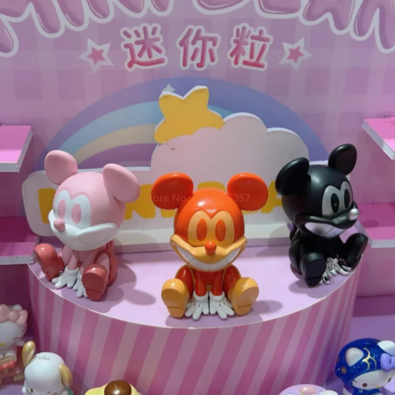 Originele Disney Mickey Mini Figuren Blind Box Lachende Attractie Serie Trendy Anime Leuk Speelgoed Perifere Ornament Verjaardagscadeaus