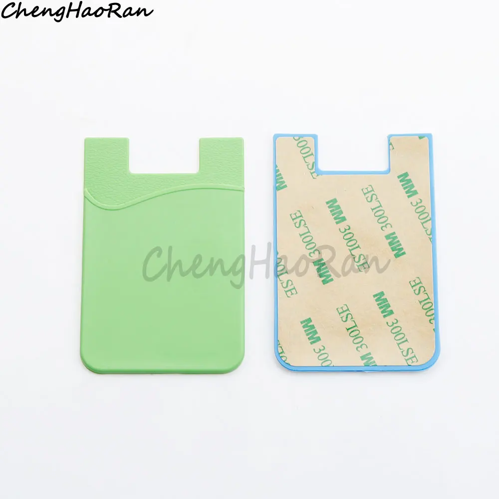1 шт. мягкий силиконовый чехол для мобильного телефона с задним карманом, однослойный держатель для карт, нескользящий чехол для мобильного телефона, клейкий держатель для карт, кошелек