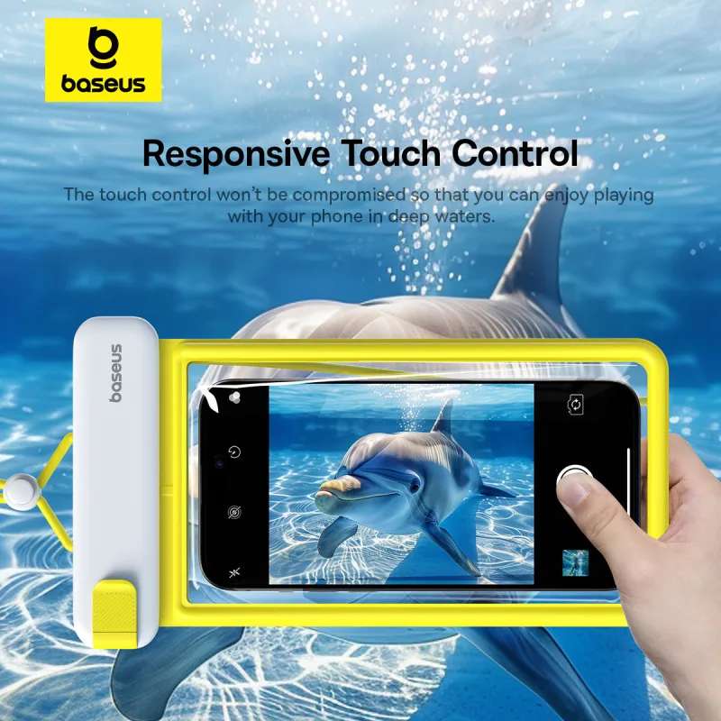 Baseus IPX8 Waterproof Phone Bag Case For Samsung Xiaomi IPhone 13 12 Universal Swimming Underwater Diving Phone Pouch Bag Case