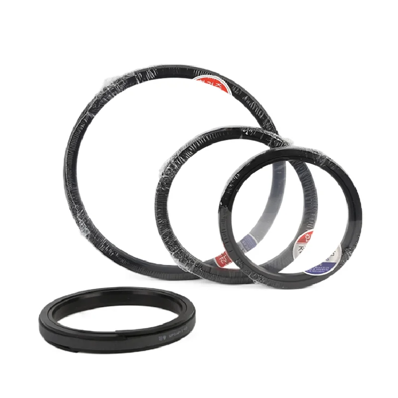 Excavator Hydraulic Cylinder Piston Seals SPGO SPGA Compact Seals Ring Carbon Fiber Material