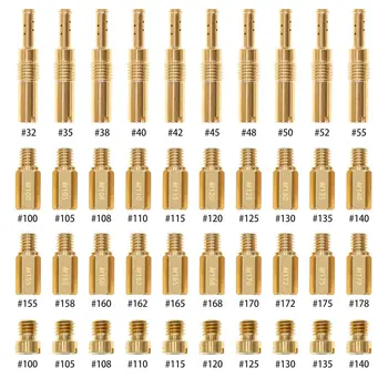 Carburetor 30PCS Main Jets&10PCS Slow Pilot Jets for PWK Keihin OKO KOSO 100-178