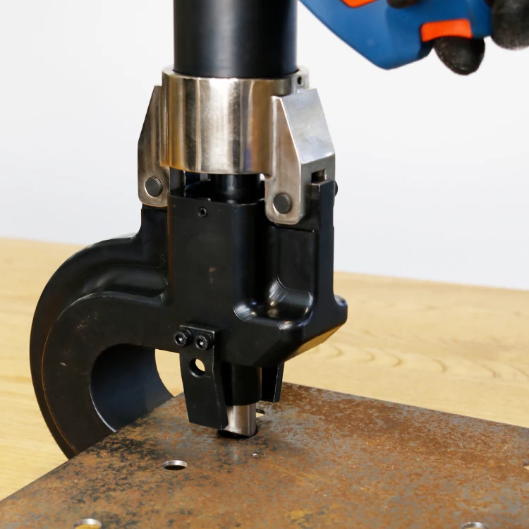 

Clearance ECT-120UNV 12T Multifunction Hydraulic Cable Crimping Cutting Punching Nut Splitting Battery Power Tools