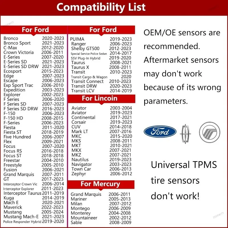 High Accuracy OBD2 Car TPMS Tire Pressure Reset Tool OEC T5 EL50449 For Ford Tire Pressure Monitor Sensor Activation Tool - view 6