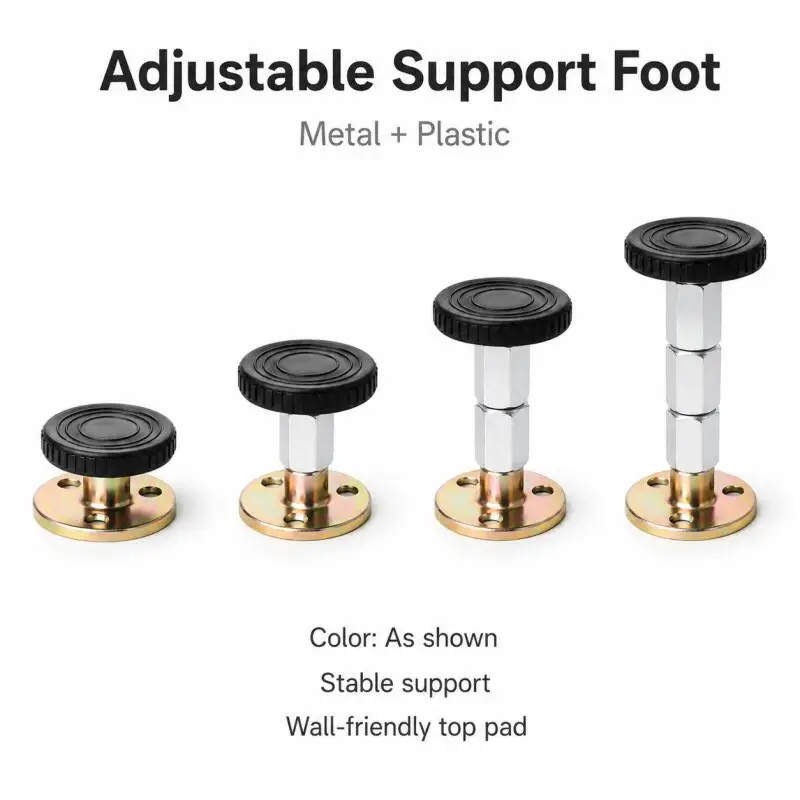 Shock Mount Tools Adjustable Threaded Bed Shock Hardware Furniture Cabinet Stabilizers Headboard Stoppers Self-Adhesive Fixed