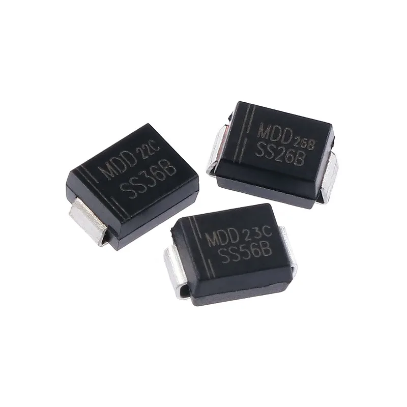 10 Stück SMD-Schottky-Diode SS26/SS36/SS56 SMB 2A/3A/5A 60V DO-214AA