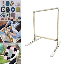 Wooden Tufting Gun Rug Frame Sewing Stand Frames Desktop DIY Tapestry Holder