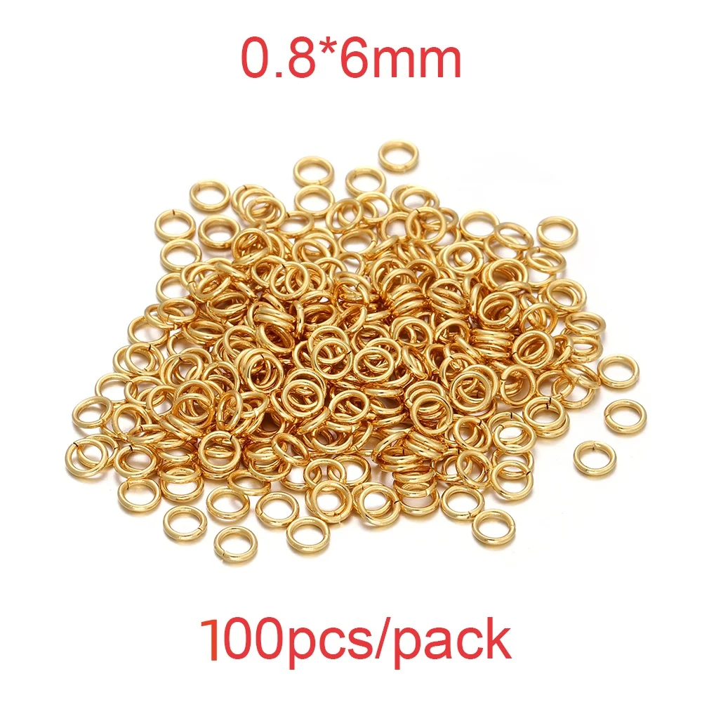 30-200 Stuks 3-25mm Rvs Split Ring Open Enkele Loops Ringetjes Connectors voor DIY Sieraden maken Bevindingen Accessoires