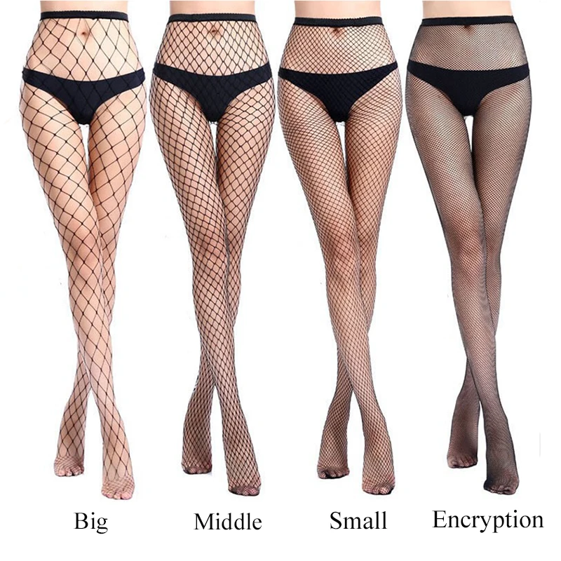 Sexy Fishnet Pantyhose Women Mesh Tights Lingerie Fish Net Stockings Club Party Hosiery Female Colorful Thin Long Socks Leggings