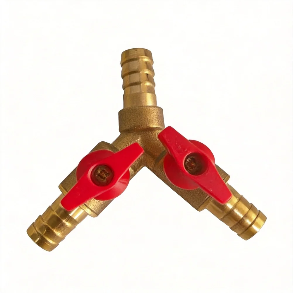 Y Pattern Brass For Gas Valve Connector for Liquefied For Gas Appliances with Clip Assisted Installation Support