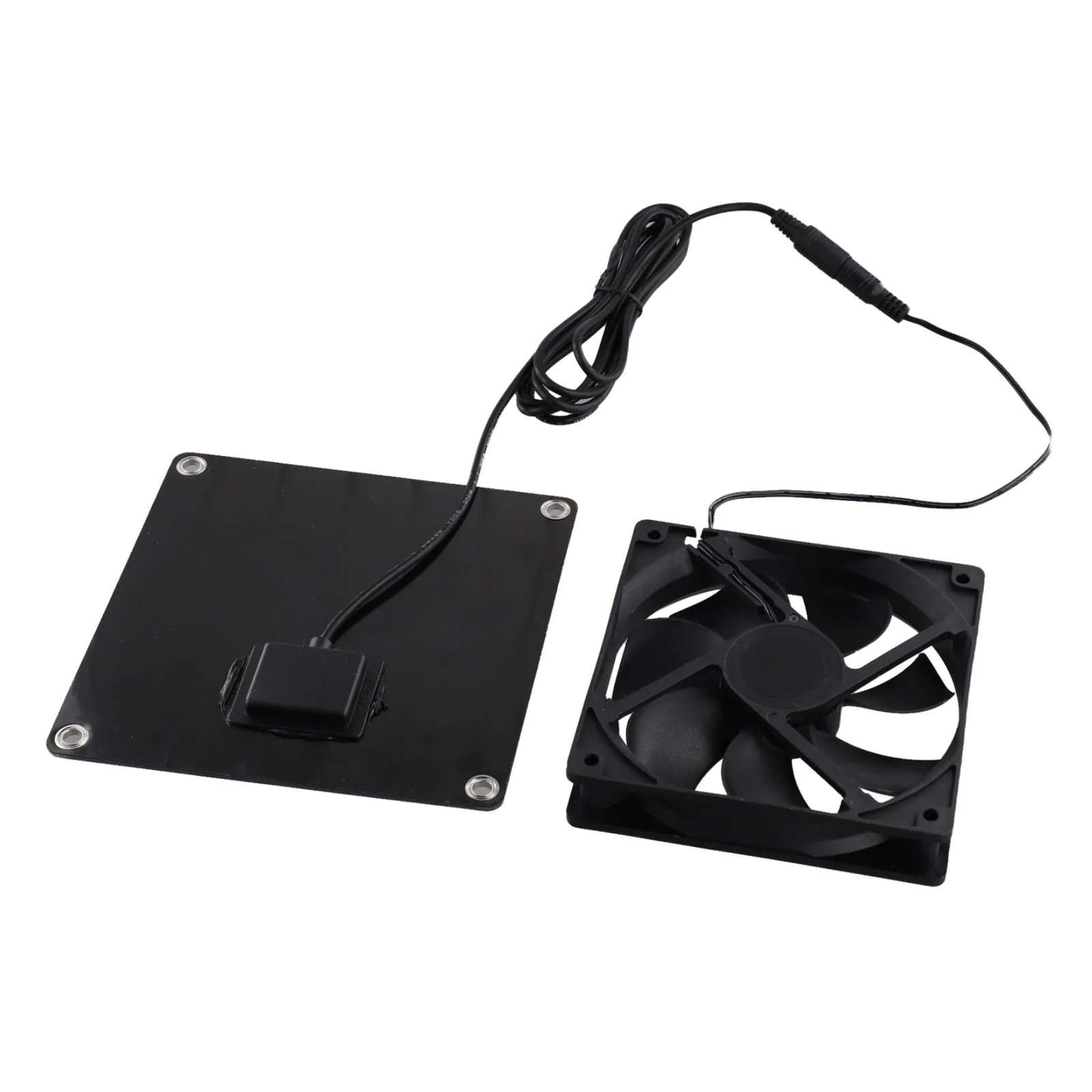 50W Solar Exhaust Fan Solar Panel Powered Fan Ventilator For Dog Chicken House RV Greenhouse Fan Air Extractor