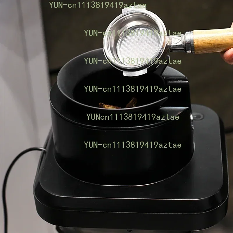 220V Electric Automatic Cleaner for Espresso Machine Handle Coffee Grounds Cleaning Machine with Brush Spin Cleaner Coffee