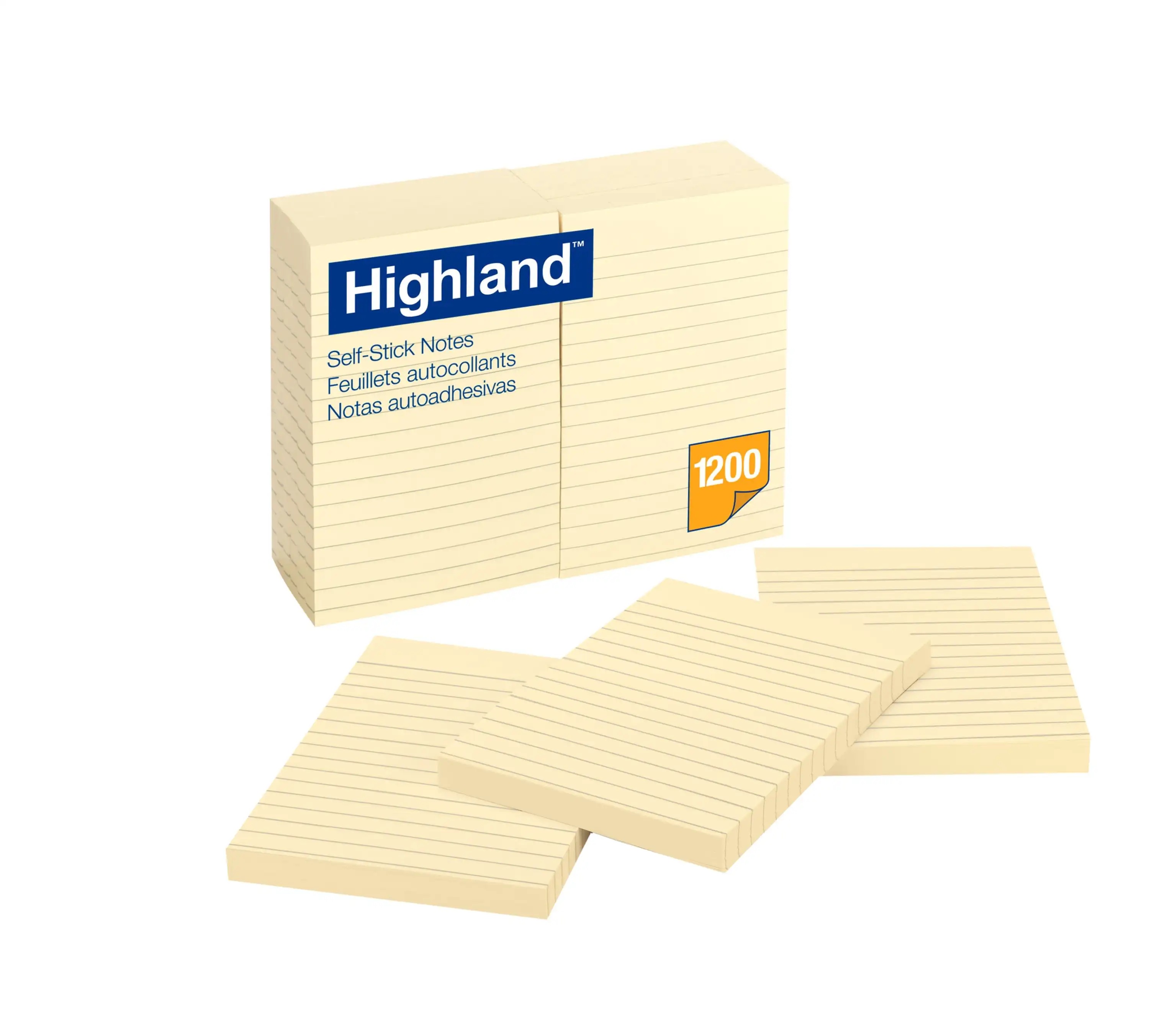 

Notes, 4 in X 6 In, Yellow, 12 Pads/Pack