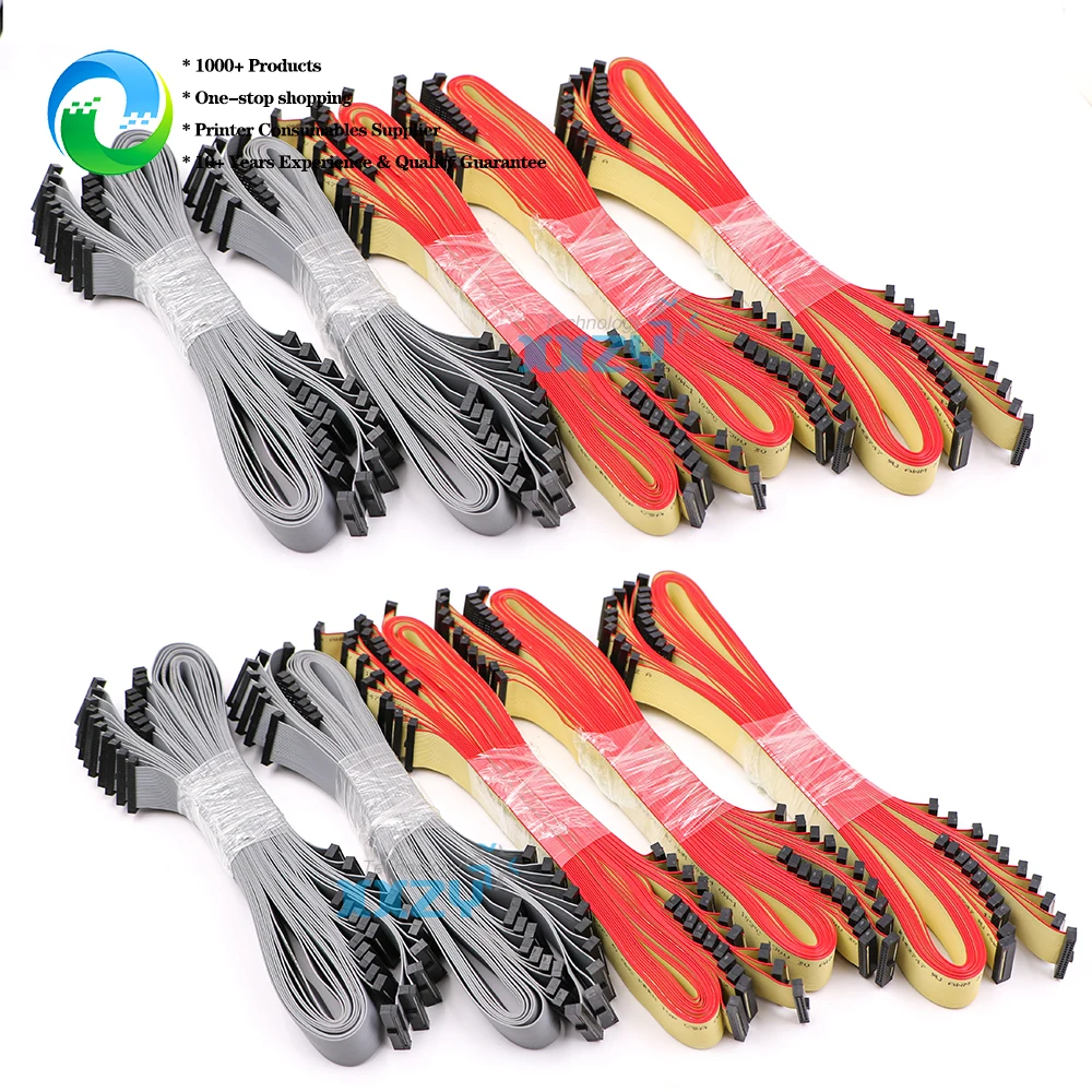 2pcs Inkjet Printer 382 Print Head Cable 26P for Smart Wit-color Myjet XAAR 26Pin Data Line