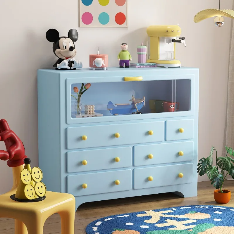 Figure chest, dopamine six chest, bedroom storage, color cabinet