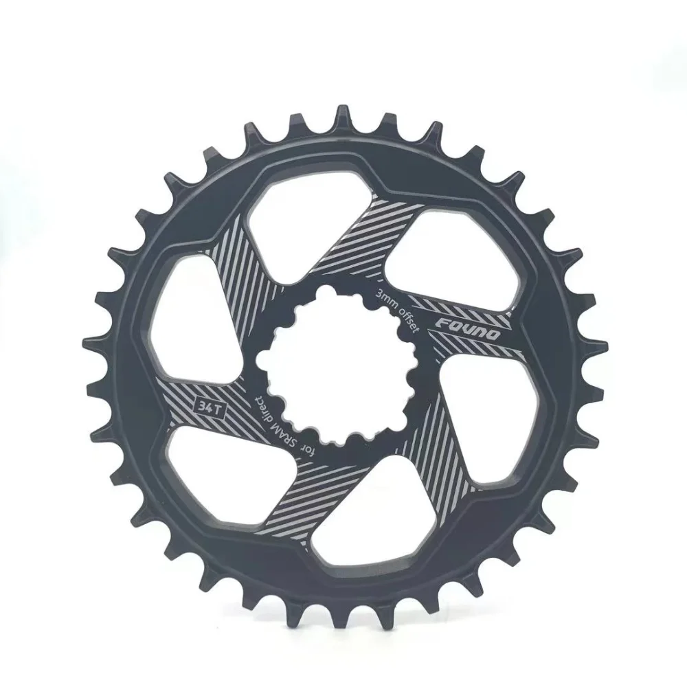 FOVNO forGXP 3mm Offset Direct Mount Chainring SRAMs XX1 XO1 X1 GXs XO X9 Mountain Bike 30T 32T 34T 36T 38T Crown Bicycle Crank