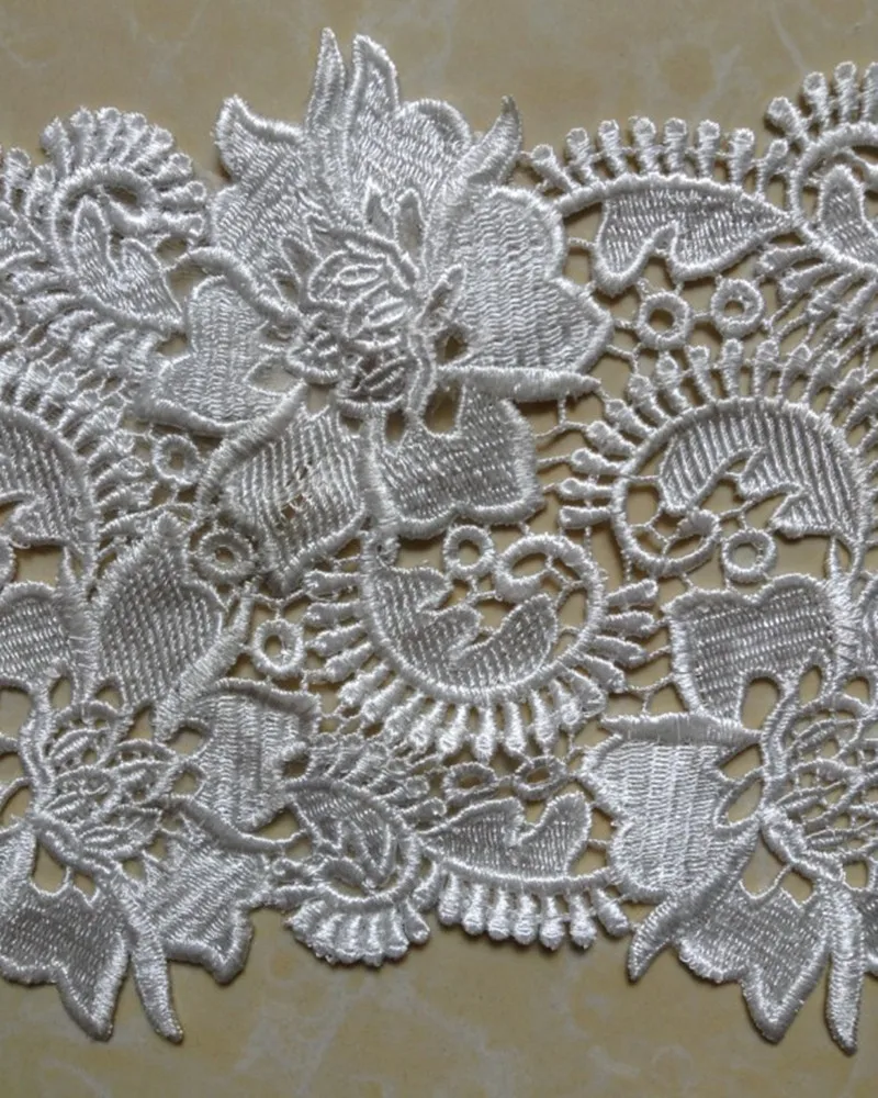 19cm luxurious water soluble embroidery big leaf lace,clothes and home item decoration accessories,XERY14329w