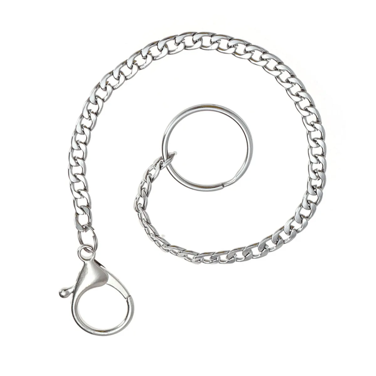 

32 Cm Stainless Steel Key Chain Keychain Large Chains for Men Siamese Elder