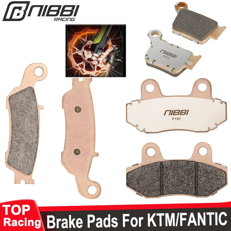 

NIBBI Front Rear Brake Pads For KTM-SX 150 EXC 450 GASGAS- EC250 YAMAHA YZ-F 450 4T WR-F 250 4T PEUGEOT SHERCO Racing Motorcycle